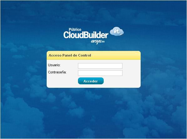 Panel de Control CloudBuilder ®